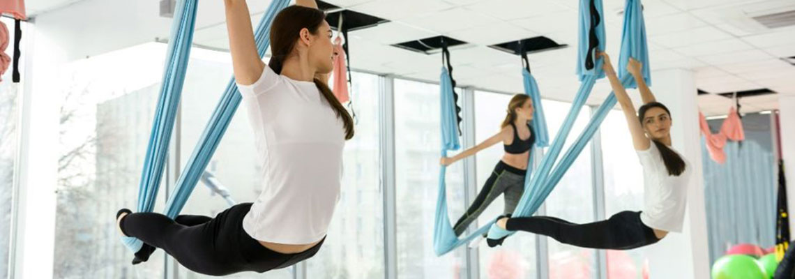 Fly Yoga, une autre façon de lâcher prise
