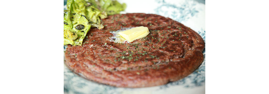 Grosse galette à la farine de châtaigne